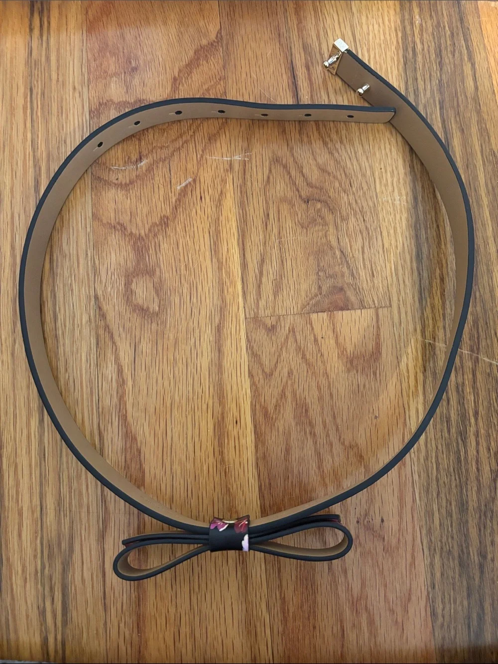Kate Spade Floral Bow Belt - NWOT